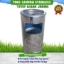 tempat sampah stainless asbak, tong sampah stainless asbak, standing asthray, tong sampah stainless bulat asbak, tong sampah